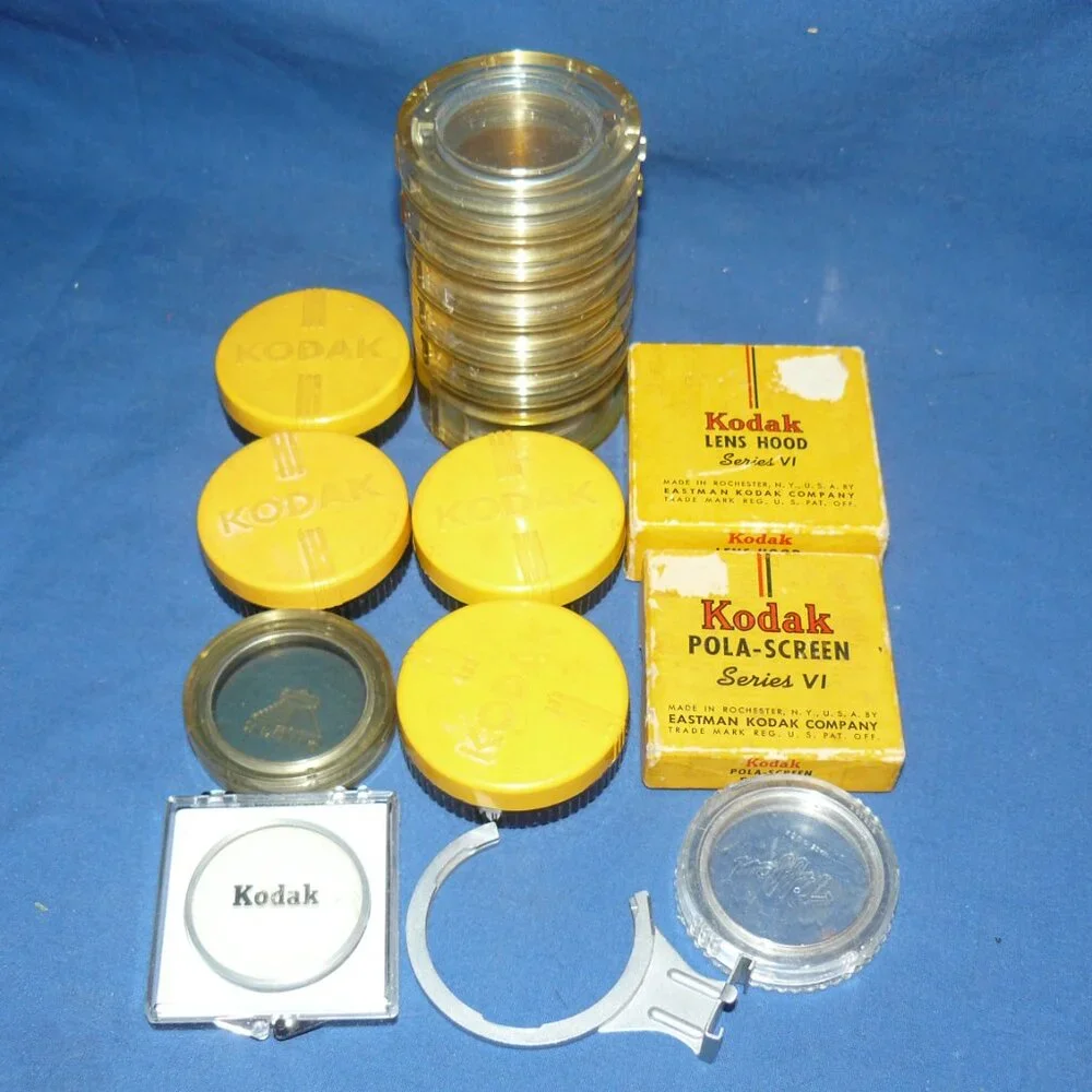 Antique Kodak Early 1950's - 1960's Lens and Filters